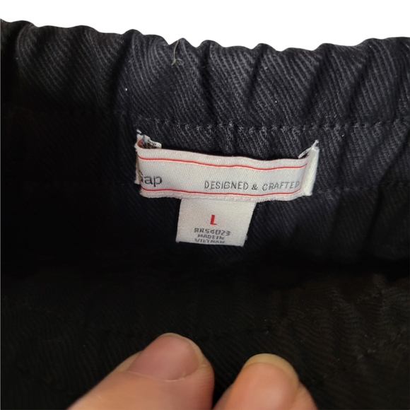 Gap gray metallic mini skirt with pockets Size L - Picture 4 of 9